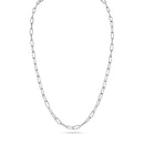 925 Sterling Silver Diamond Cut Paperclip Link Chain 3.2mm - VGC30 SP