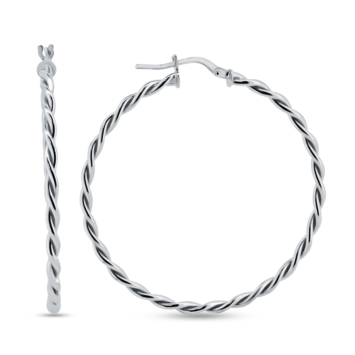 アクセサリー Harpo 2 Twists Bangle - Silver Harpo(ハルポ) | 2ツイスト バングル - シルバー | ESCAPERS