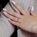 Rhodium Plated 925 Sterling Silver "I Heart U" Ring - BGR01151