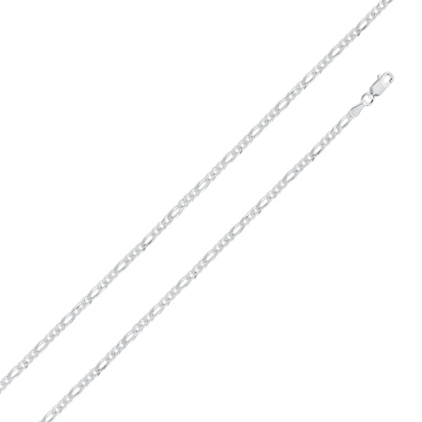 Figaro 080 Chain 2.9mm - CH604 | Silver Palace Inc.