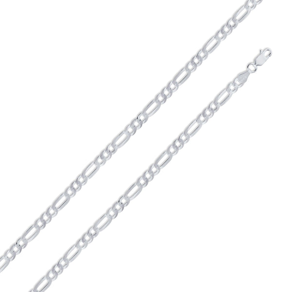 Figaro 120 Chain 4.9mm - CH606 | Silver Palace Inc.
