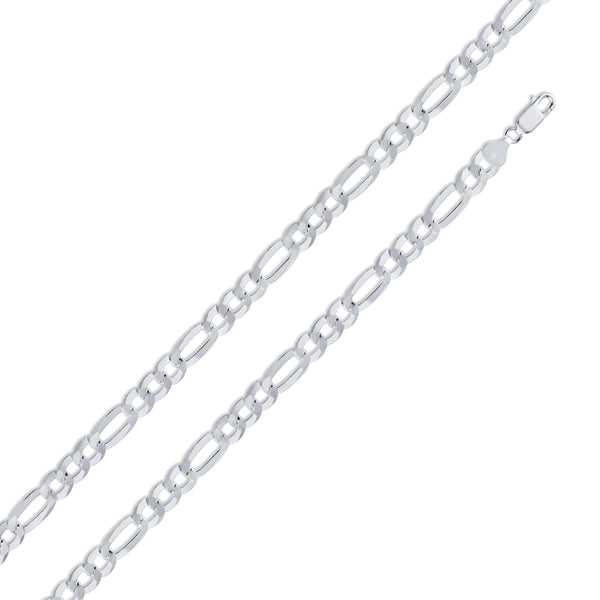 Figaro 180 Chain 7.8mm - CH608 | Silver Palace Inc.