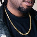 Gold Plated 925 Sterling Silver Franco Chain 5.6MM - CHHW108 GP