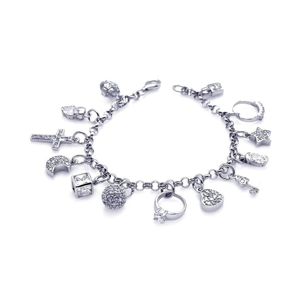 Sterling Silver Star Charm Bracelet from Taxco, Mexico – JJ Caprices