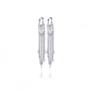 Silver 925 CZ Earrings Dangling Earrings - STE00192 | Silver Palace Inc.