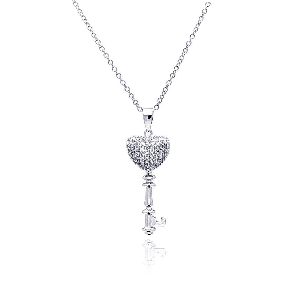 ネックレス・ペンダント Heart IN KEY Pendant Silver925 Heart IN KEY Pendant Silver925 Sterling Silver .925 Heart With Key