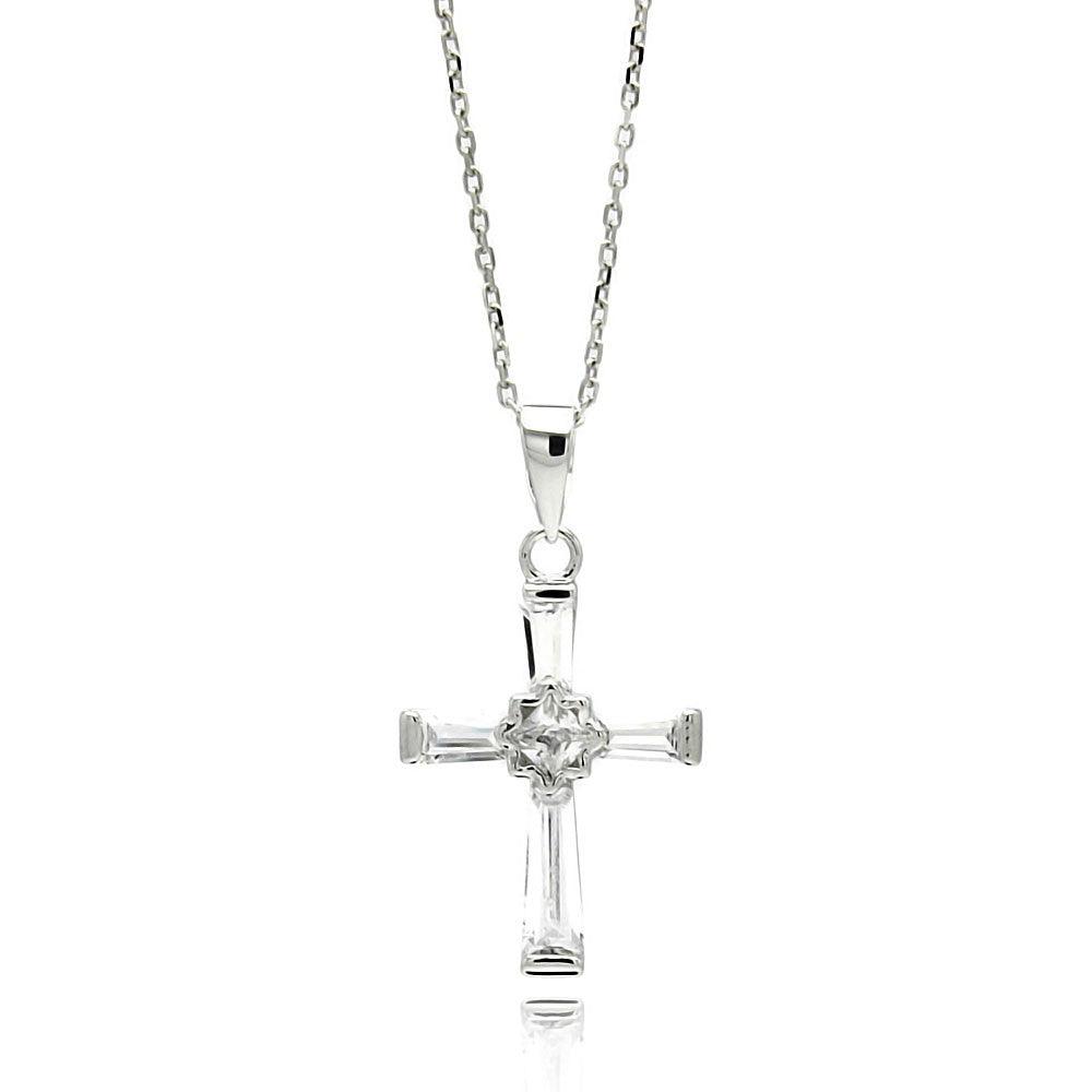 Bulk Cross Necklaces Silver Religious Pendants Silver Palace inc