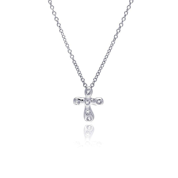 wholesale-silver-cz-necklace-