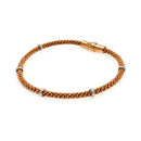 Closeout-Silver 925 Rose Gold Plated Italian Bracelet - ITB00036RGP | Silver Palace Inc.